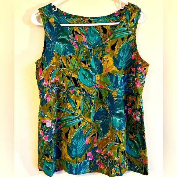 Tops - Tropical Sleeveless Cami size L